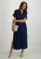 Tramontana Crinkled Button-Down Dress S01-16-501