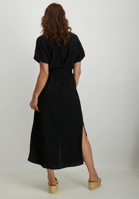 Tramontana Crinkled Button-Down Dress S01-16-501
