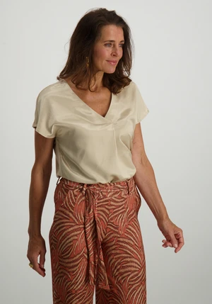 Tramontana Crinkled Satin Top C40-15-401