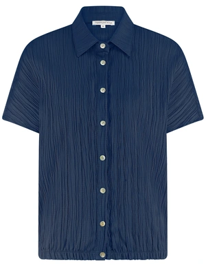 Tramontana Crinkled Short-Sleeve Blouse S01-16-301
