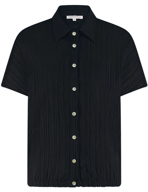 Tramontana Crinkled Short-Sleeve Blouse S01-16-301