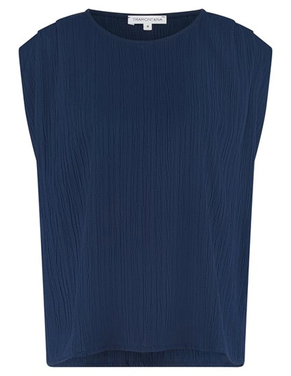 Tramontana Crinkled Top Pleated Shoulder S01-16-401