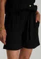 Tramontana Crinkled Wide-Leg Shorts S01-16-102