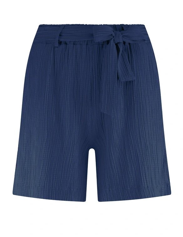 Tramontana Crinkled Wide-Leg Shorts S01-16-102