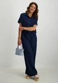 Tramontana Crinkled Wide-Leg Trousers S01-16-101