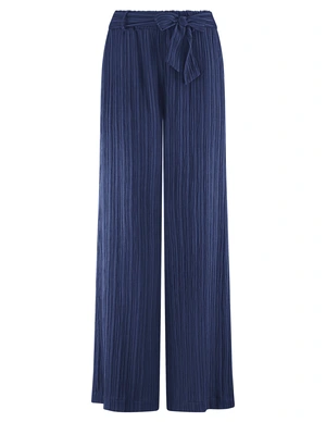 Tramontana Crinkled Wide-Leg Trousers S01-16-101