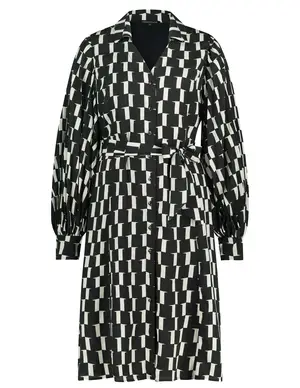 Tramontana Dress Block Print C07-09-501