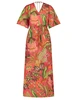 Tramontana Dress Blooming Floral Stitch C11-16-501