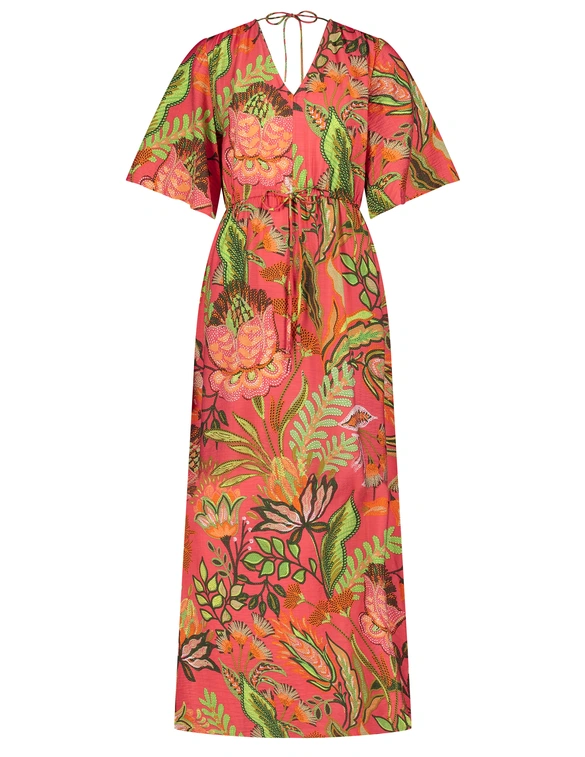 Tramontana Dress Blooming Floral Stitch C11-16-501