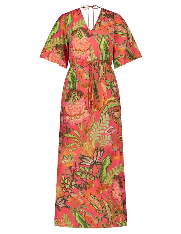 Tramontana Dress Blooming Floral Stitch C11-16-501