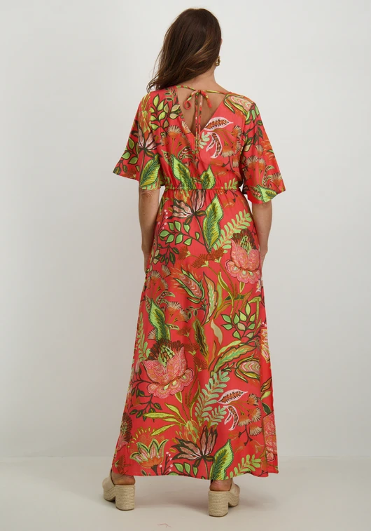 Tramontana Dress Blooming Floral Stitch C11-16-501