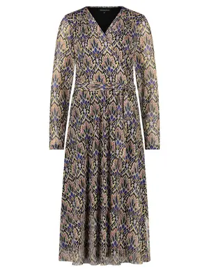 Tramontana Dress Mesh Boho Rhythm Print C12-09-501