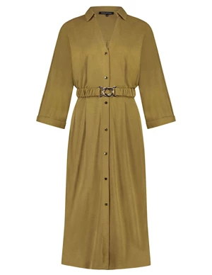 Tramontana Dress Modal Pleats C12-05-501
