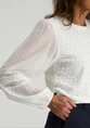 Tramontana Fancy Fabric Mix Top C47-15-401