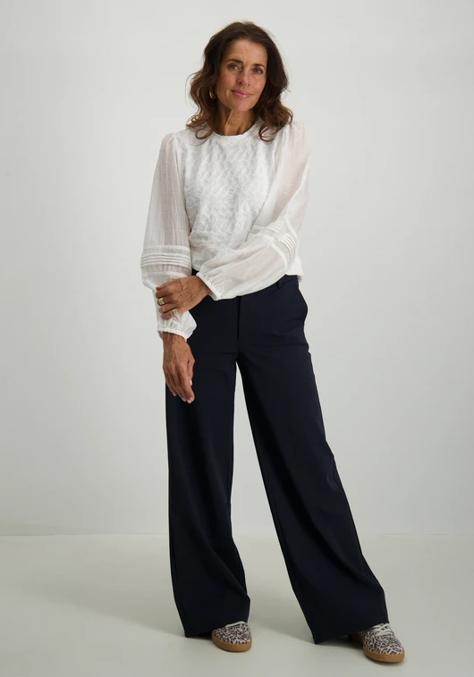 Tramontana Fancy Fabric Mix Top C47-15-401
