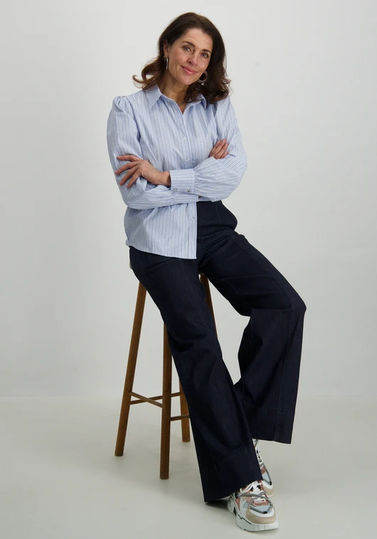 Tramontana Fancy Striped Blouse C13-15-301