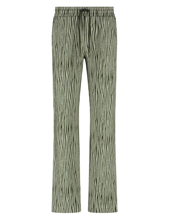 Tramontana Jacquard Trousers Zebra K01-15-101