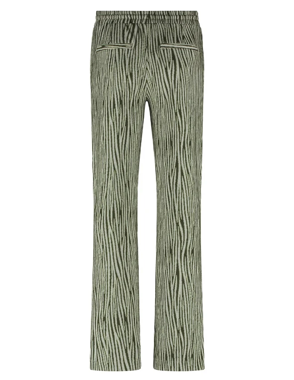 Tramontana Jacquard Trousers Zebra K01-15-101