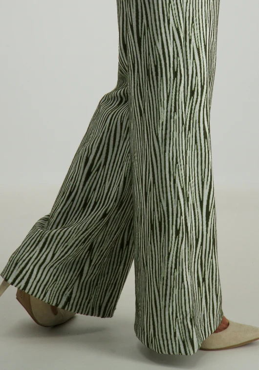 Tramontana Jacquard Trousers Zebra K01-15-101
