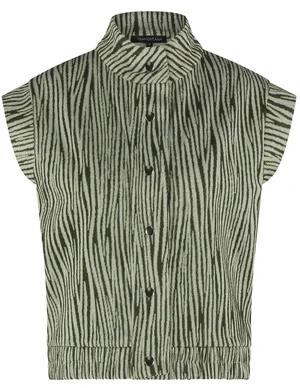 Tramontana Jacquard Vest Zebra K01-15-801