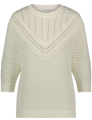 Tramontana Jumper Cotton Ajour Mix Y01-08-602