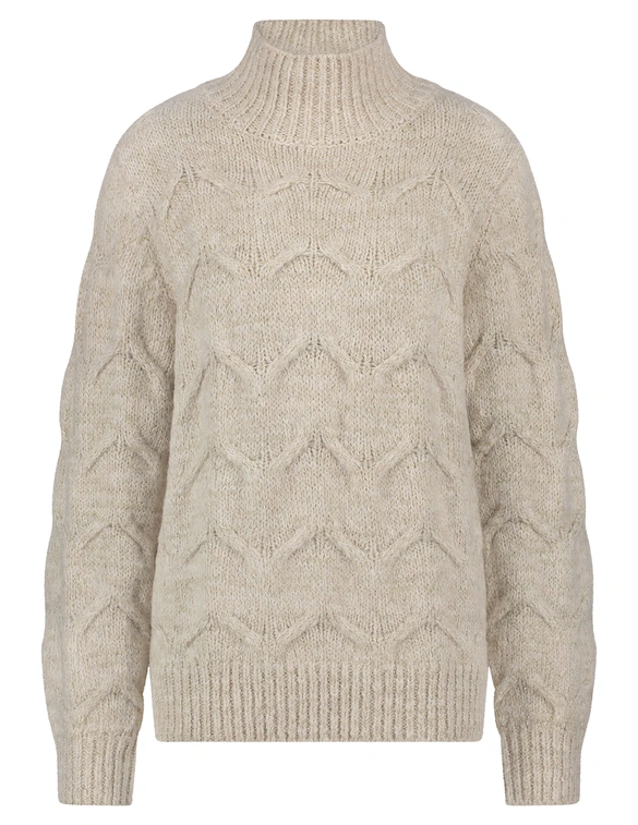 Tramontana Jumper High Neck Lurex Q03-14-601