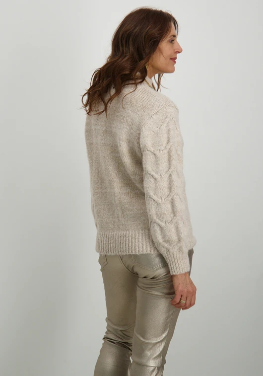 Tramontana Jumper High Neck Lurex Q03-14-601