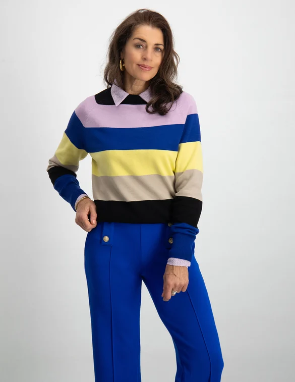 Tramontana Jumper Multicolor Stripe Y02-09-601