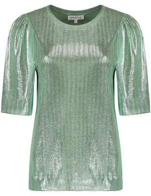 Tramontana Metallic-Coated Top D04-15-401