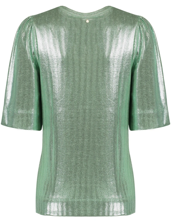 Tramontana Metallic-Coated Top D04-15-401