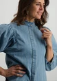 Tramontana Pinstripe Denim Blouse C05-15-301