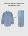 Tramontana Pinstripe Denim Blouse C05-15-301