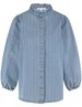 Tramontana Pinstripe Denim Blouse C05-15-301