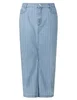 Tramontana Pinstripe Denim Maxi Skirt C05-15-201