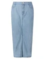 Tramontana Pinstripe Denim Maxi Skirt C05-15-201