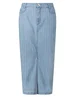 Tramontana Pinstripe Denim Maxi Skirt C05-15-201