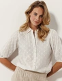Tramontana Puff-Sleeved Blouse A07-16-301