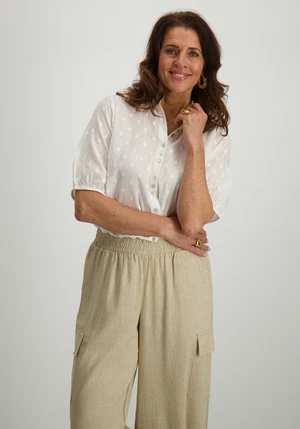 Tramontana Puff-Sleeved Blouse A07-16-301