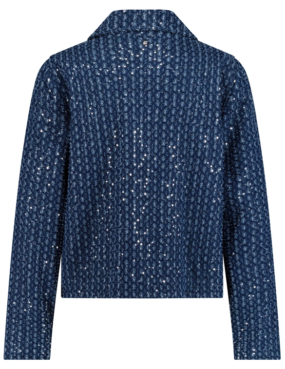 Tramontana Sequin Denim Jacket C06-15-801