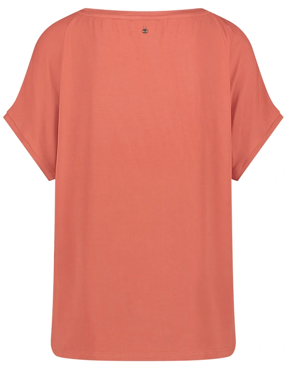 Tramontana Shimmer Fabric Mix Top C16-16-401