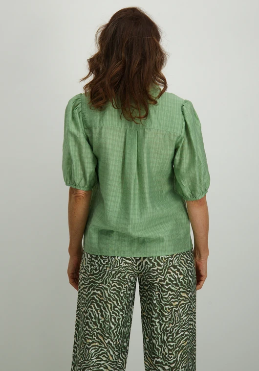 Tramontana Short Puff-Sleeve Blouse C36-15-302