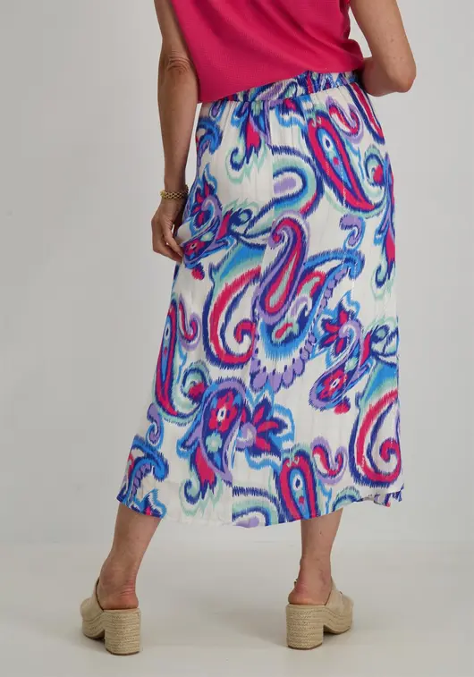 Tramontana Skirt Lurex Big Paisley C16-12-201