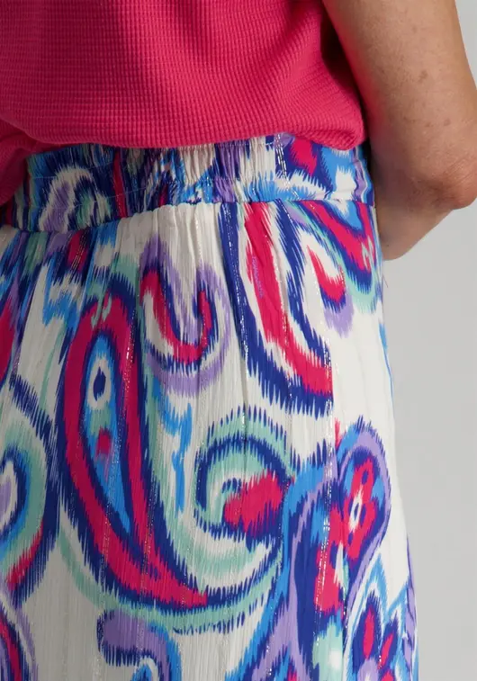 Tramontana Skirt Lurex Big Paisley C16-12-201