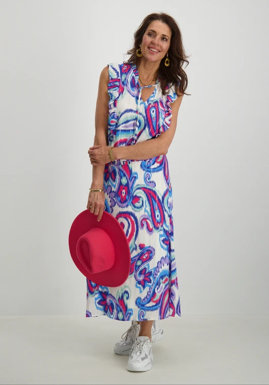 Tramontana Skirt Lurex Big Paisley C16-12-201