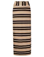 Tramontana Skirt Maxi Dark Summer Stripes D16-99-201