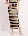 Tramontana Skirt Maxi Dark Summer Stripes D16-99-201
