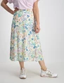 Tramontana Skirt Maxi Summer Florals Print C03-08-201