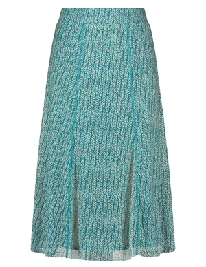 Tramontana Skirt Mesh Textured Print C18-03-201