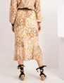 Tramontana Skirt Midi Art Deco Print C05-98-201
