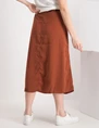 Tramontana Skirt Midi Sand Washed Q15-98-201